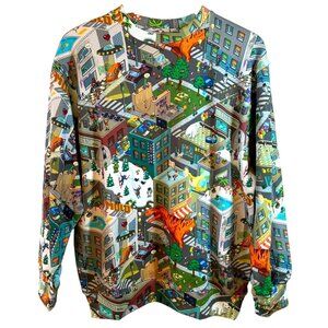 NWT Molo Monti Pixelhagen Organic Cotton Sweatshirt Size 176 (16Y)